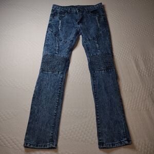 Stylish Kids' Distressed Blue Jeans